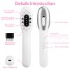 Electric Scalp Massage Comb Microcurrent Hair Brush Handheld Head Scratcher Massager Hair Oil Applicator with Vibration Micro-Current Mode Red & Blue