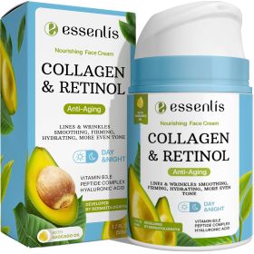 Face Moisturizer Collagen Cream Anti Aging Face Cream with Retinol Hyaluronic Acid Vitamin B Day & Night Anti Wrinkle Moisturizing Cream for Women & M