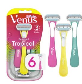 Venus Tropical Women's Disposable Razor, 6 Count