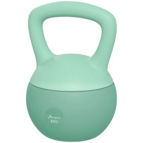 f18 lb Soft Kettlebell, Sand Filled Weight w/ Grip Handle, Kettlebell Weight for Full Body Workout and Strength Training