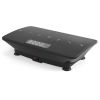 Black Full Body Vibration Plate Exercise Machine, 10 Adjustable Speed Levels with Remote Control & Music Function, 440LBS Weight Capacity