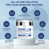 Retinol Pro Collagen Face Cream with Hyaluronic Acid Hydrating and Firming Cream for All Skin Types Day and Night Anti Aging Face Moisturizer for Wome