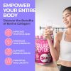 Collagen Peptides Powder for Women Hydrolyzed Collagen Protein Types I and III Non GMO Grass Fed Gluten Free Kosher and Pareve Unflavored Easy to Mix