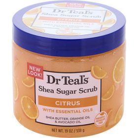 Dr. Teal's by Dr. Teal's Shea Sugar Scrub - Citrus Essential Oils with Vitamin C --538g/19oz