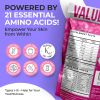 Collagen Peptides Powder for Women Hydrolyzed Collagen Protein Types I and III Non GMO Grass Fed Gluten Free Kosher and Pareve Unflavored Easy to Mix