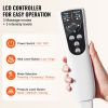 Leg Massager with Heat, Air Compression Calf Massager with 3 Modes & 3 Intensities, 2 Heating Levels