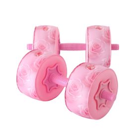 Water Filled Dumbbells Set for Women, Travel Weights Adjustable Up to 3~12 Lbs for Yoga Training Exercise Fitness (Weights: Pink Dumbbell Rose)