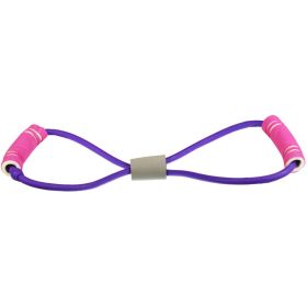 Yoga Fitness Equipment Rubber Exercise Pull Rope(USPS Shiping) (Color: Pink, Type: Pull Rope)