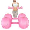 Water Filled Dumbbells Set for Women, Travel Weights Adjustable Up to 3~12 Lbs for Yoga Training Exercise Fitness