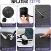 Yoga and Pilates Ball,4 Sizes Gym Ball for Fitness, Yoga, Workout, Pregnancy and Physical Therapy,Quick Pump Included