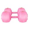 Water Filled Dumbbells Set for Women, Travel Weights Adjustable Up to 3~12 Lbs for Yoga Training Exercise Fitness