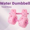 Water Filled Dumbbells Set for Women, Travel Weights Adjustable Up to 3~12 Lbs for Yoga Training Exercise Fitness