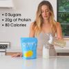 GRAMMS Clear Protein Powder, containing 20g of protein, suitable for both men and women | Lactose-free, grass-fed whey isolate protein, gluten-free